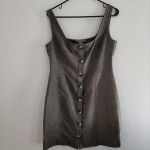 Primark green button up dress new without tags